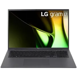 LG gram 17" 2024 Ultra 5 125H 8 GB RAM 512 GB SSD Grau 17Z90S-G.AR56G