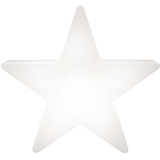 8 seasons DESIGN Shining Star weiß Durchmesser: 80 cm, witterungsbeständig, IP44, dekorative Lampe für Garten, Haus und Wohnung)