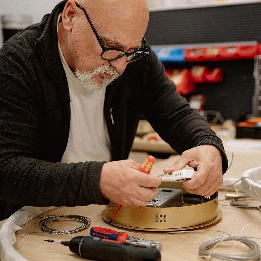 s.luce Ring Umbau exzentrisch (ohne LED-Ringe) 4 Ringe / ZigBee (Smart Home) / Schwarz