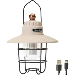 LED Campinglampe im Retro-Stil - Soroya - Verstellbare Lichtfarbe - dimmbar EINHEITSGRÖSSE