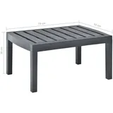 vidaXL Gartentisch 78 x 55 x 38 cm anthrazit