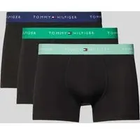 Slim Fit Trunks aus Baumwoll-Mix im 3er-Pack, Gruen, XXL