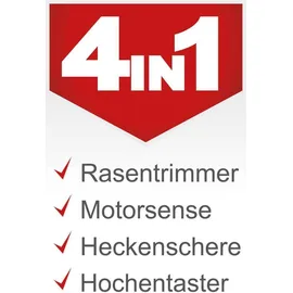 SCHEPPACH Benzin MFH5200-4P 2-Takt Multitool 1,8PS, Gartengerät