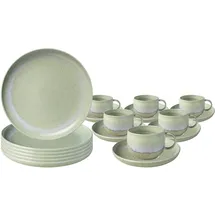 Villeroy & Boch Perlemor Alga Kaffeeservice 18-tlg. grün
