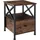 Tectake Nachtschrank Falkirk 40 x 41,5 x 55,5 cm Braun