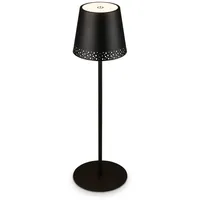 Briloner LED Akku-Tischleuchte Tischlampe höhenverstellbar IP44 schwarz rgb innen