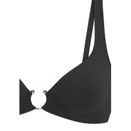 French Connection Triangel-Bikini Damen Schwarz 40 Cup A/B