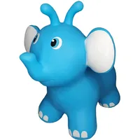 GERARDO'S Toys Jumpy Hüpftier Blauer Elefant - Hüpftiere ab 1 Jahr und ab 2 Jahren - Aufblasbare Tiere Spielzeug für draußen oder drinnen für Kleinkinder ab 12 Monaten