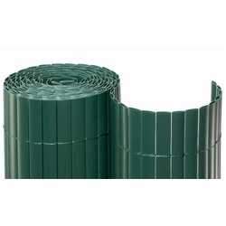 Balkonverkleidung Kunststoff 3 x 1,0 m – Sichtschutzmatte aus PVC, grün – robuste Balkonmatte – ideale Kunststoffmatte für mehr Privatsphäre