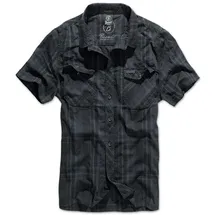 Brandit Textil Roadstar Kurzarmhemd Black / Blue M