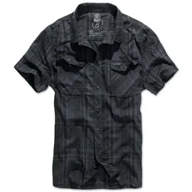 Brandit Textil Roadstar Kurzarmhemd Black / Blue M