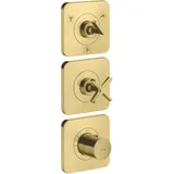 Hansgrohe Citterio E Duschthermostat Unterputz für 3 Verbraucher Brushed Brass 36704950