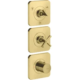 Hansgrohe Citterio E Duschthermostat Unterputz für 3 Verbraucher Brushed Brass 36704950