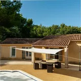 WERKA PRO Sonnensegel Creme 5 x 5 m