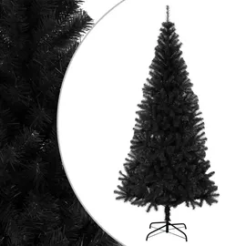 vidaXL Künstlicher Weihnachtsbaum Schwarz 180 cm