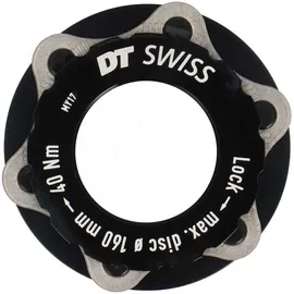DT Swiss Adapter IS (6-Loch) Road QR, TA9, TA12 schwarz/silber