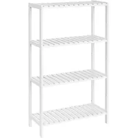 Songmics BCB088W01 Wandregal für Badezimmer, Holz