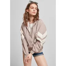 URBAN CLASSICS Ladies Crinkle Batwing Jacket - Rosa