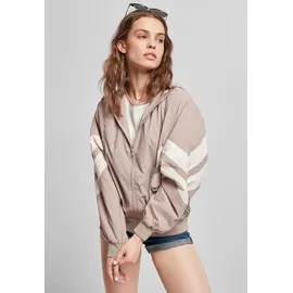 URBAN CLASSICS Ladies Crinkle Batwing Jacket - Rosa
