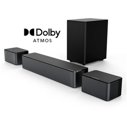 Ultimea Poseidon D60 5.1-Kanal Dolby Atmos Soundbar (410 W, Dolby Atmos, Einstellbarer Surround Sound und Bass, HDMI eARC) schwarz