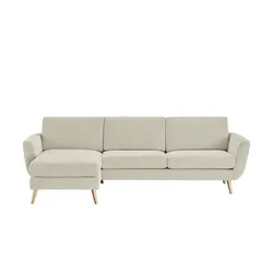 SOHO Ecksofa  Smilla ¦ beige ¦ Maße (cm): B: 274 H: 85 T: 156