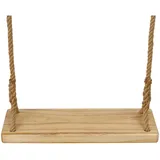 Holzschaukel Für Den Außenbereich, Kinder- Und Erwachsenenschaukel, Baumschaukel Aus Holz Mit Verstellbarem Juteseil, Robuste Baumschaukel Aus Holz Für Kinder, Jugendliche Und Erwachsene V7110c (mit V