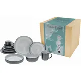 CreaTable CreaTable, Geschirrset, Nordic Fjord (10 Stück)