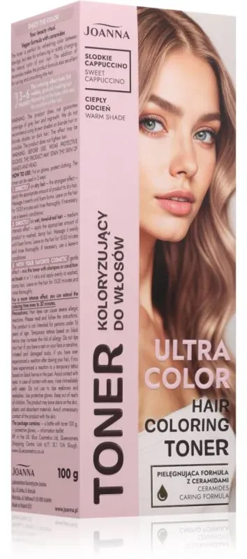 Joanna Ultra Color farbige Haartönung Farbton Sweet Cappuccino 100 g