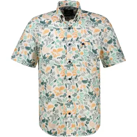 Lerros Modern Fit Kurzarmhemd Gelb L