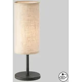 easy! by fhl LED Tischleuchte »Kira«, beige (sandschwarz), Ø 10,00cm H: 30,00cm, Lampen, Tischleuchte,Stoffschirm,Schnurschalter,Hochwertige Verarbeitung
