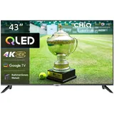 CHiQ U43QM8E 43 Zoll QLED TV, UHD 4K Smart TV, Google TV, WiFi, Bluetooth 5.0, DBX TV, Dolby Audio, Google Assistant, Chromecast, Triple Tuner, Netflix