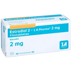 Estradiol 2-1A Pharma Filmtabletten 60 St