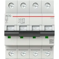 AEG EN63NC16 EN63N C16 Leitungsschutzschalter 6kA, C-Charakteristik, 16A, 3P+N