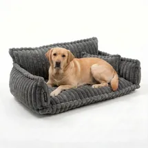 noviclass-shop Hundesofa | Katzensofa 'Chaffar' | Kohle XXL (140cm))