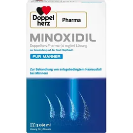Queisser MINOXIDIL DoppelherzPharma 50 mg/ml Lösung 3 x 60 ml