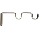 Mardom Gardinenstange Halterung 19mm - Doppel-Gardinenstangenhalter Wandhalterung - Halter zur Gardinenstange mit dem Easy-System - Farbe Antikes Messing