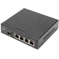 Digitus DN-800 Desktop Gigabit Switch, 4x RJ-45, 1x SFP