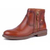 PIKOLINOS Damen Stiefelette Leder Bootie flach Reißverschluss Aldaya W8J-8747, Größe:37 EU, Farbe:Braun - Braun - 37