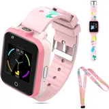 (Rosa)Kinder Smart Watch Mädchen Jungen Smart Game Watch für Kinder Kinder SmartWatch mit 18 Lernspielen - Rosa