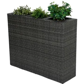 Harms Import Pflanzkübel 100 x 30 x 80 cm grau