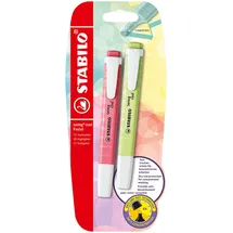 Stabilo Textmarker swing cool Pastel 2 St. Limette/Kirschblütenrosa