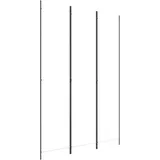 vidaXL 3-tlg. Paravent Weiß 150x220 cm Stoff