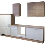 Flex-Well Küchenzeile Samoa 300 cm weiß