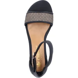 Rieker Keilsandaletten Damen Schwarz 39