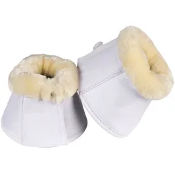 Eskadron Classic Sports Overreach Boots FauxFur - white - Hufglocken, L
