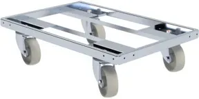 HMH rolldolly® Fahrrahmen INDUSTRY 400 x 600 mm Ø 100 PP weiß