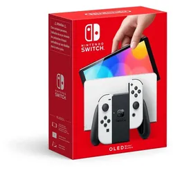 Nintendo Switch Konsole (OLED-Modell) weiss (weiß)