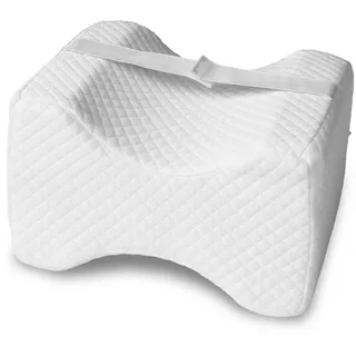 Kniekissen ergonomisch für Seitenschläfer 24 x 20 x 15 cm mit Cooling Effekt Bezug