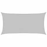 vidaXL Sonnensegel Hellgrau 3,5x2 m 100% Polyester Oxford