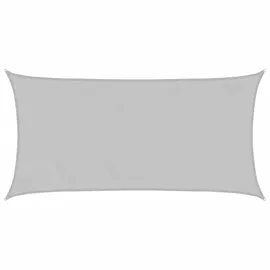 vidaXL Sonnensegel Hellgrau 3,5x2 m 100% Polyester Oxford